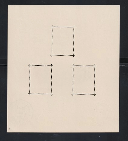 1939 Lüksemburg – Salon du Timbre Anma Bloğu MNH