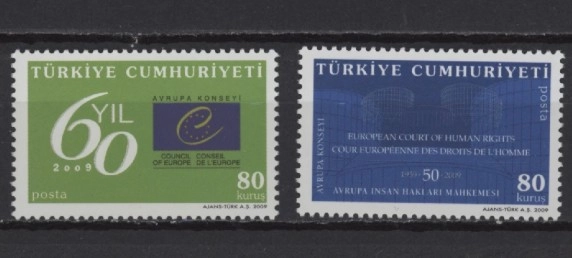 2009 AVRUPA KONSEYİNİN 60.YILI İLE AVRUPA İNSAN HAKLARI MAHKEMESİNİN 50.YILI MNH