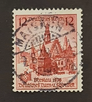 Almanya Reich 1938 Breslau’da spor festivali Damgalı