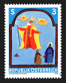 AVUSTURYA 1983 Gençlik Pulu - Çocuk Çizimi
