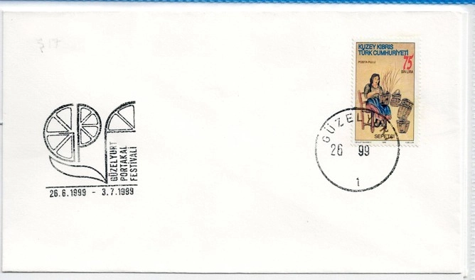 KKTC 1999 Güzelyurt – Portakal Festivali Anma Zarfı