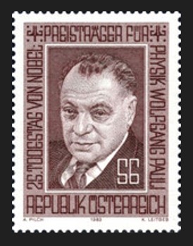 AVUSTURYA 1983 Wolfgang Pauli’nin Ölümünün 25. Yıldönümü