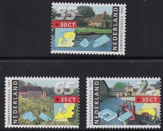 HOLLANDA 1991 Yaz Pulları