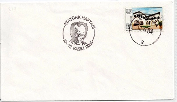 KKTC 2004 Lefkoşa – Atatürk Haftası Anma Zarfı