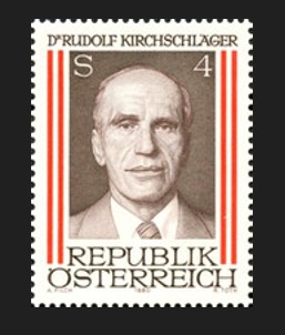 AVUSTURYA 1980 Cumhurbaşkanı Dr. Rudolf Kirchschläger’ın 65’inci yıldönümü