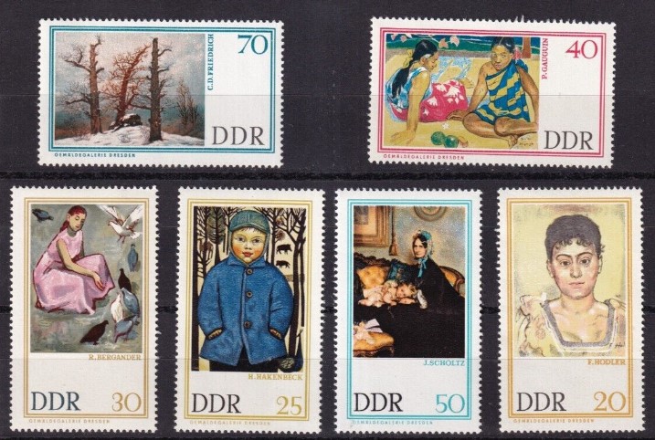 ALMANYA DDR 1967 Dresden Galerisi’nden Ünlü Tablolar