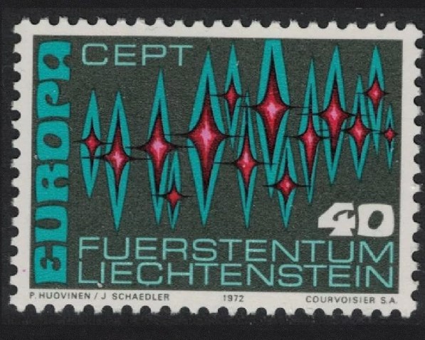 1972 LIECHTENSTEIN EUROPA CEPT