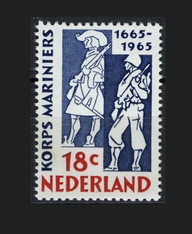 HOLLANDA 1965 Deniz Piyadelerinin 300. Yıldönümü