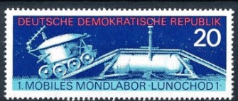 ALMANYA DDR 1971 Uzay - Lunokhod I