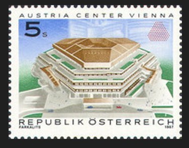 AVUSTURYA 1987 Viyana Avusturya Merkezi’nin açılışı