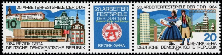 ALMANYA DDR 1984 Gera’da 20. Emek Festivali Oyunu