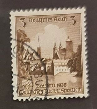 Almanya Reich 1938 Breslau’da spor festivali Damgalı