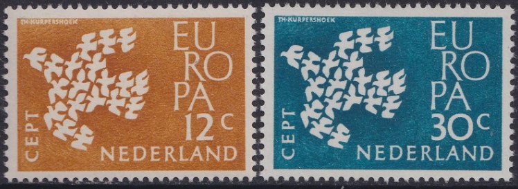 1961 HOLLANDA EUROPA CEPT