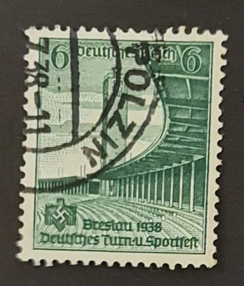 Almanya Reich 1938 Breslau’da spor festivali Damgalı