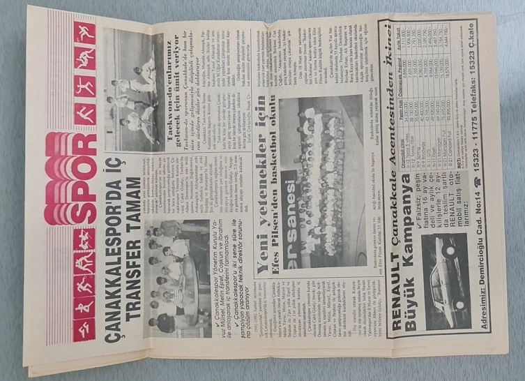 BURASI ÇANAKKALE GAZETESİ, 1991
