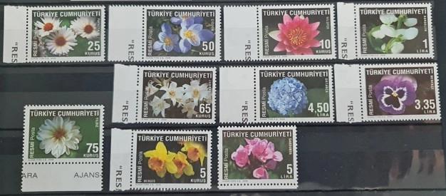 2009 RESMİ POSTA PULLARI SERİ MNH