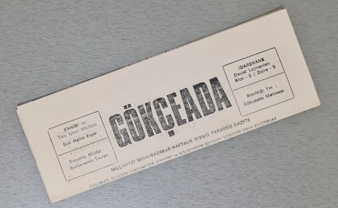 GÖKÇEADA GAZETESİ, 1990