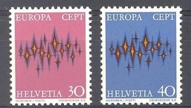 1972 İSVİÇRE EUROPA CEPT
