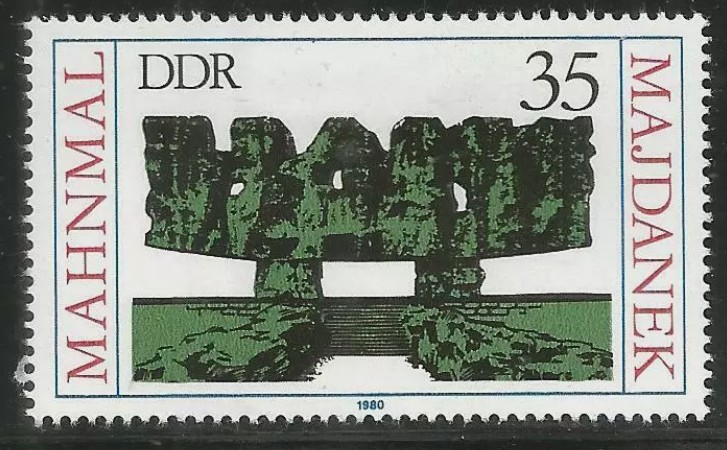 ALMANYA DDR 1980 Majdanek Anıtı