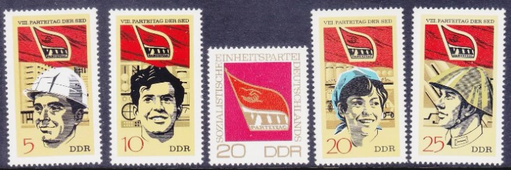 ALMANYA DDR 1971 SED’in 8. Kongresi