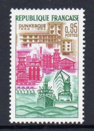 FRANSA 1962 Dunkirk’ün Fransa’ya Bırakılmasının 300. Yıldönümü