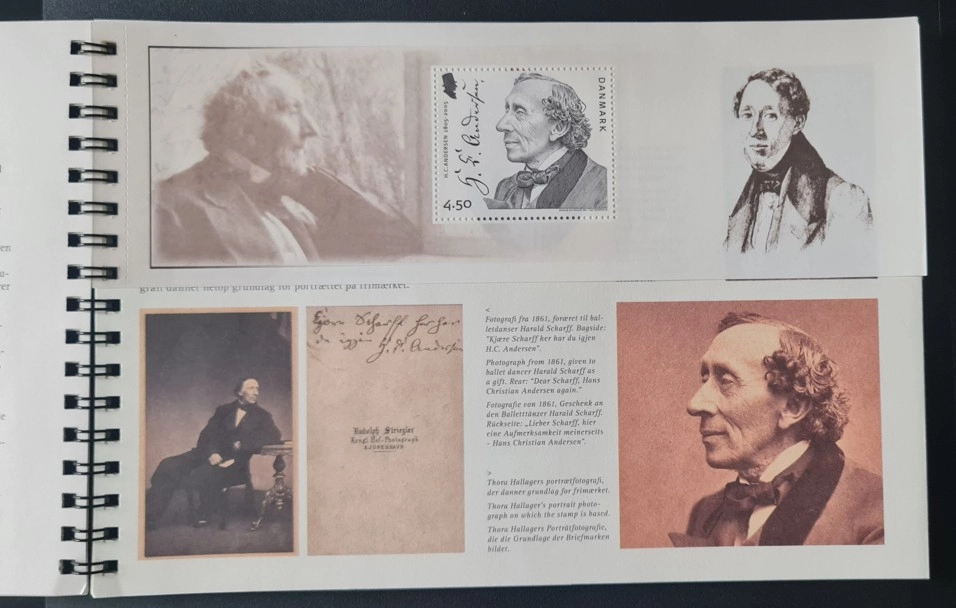 Hans Christian Andersen 200. Yıl Anı Portföyü – Blok Pullar ve Belgeler