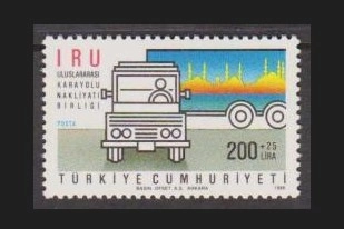 1988 ULUSLARARASI KARAYOLU NAKLİYATI BİRLİĞİ IRU MNH