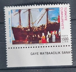 1992 İNSANLIĞA ÖRNEK MNH