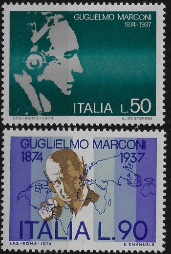 İTALYA 1974 Guglielmo Marconi 