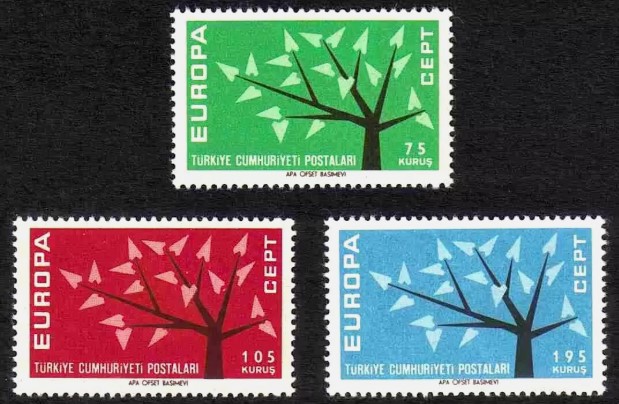 1962 TÜRKİYE EUROPA CEPT
