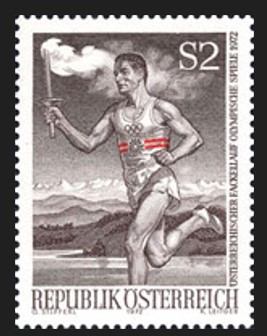 AVUSTURYA 1972 Olimpiyat Meşalesi Yarışı