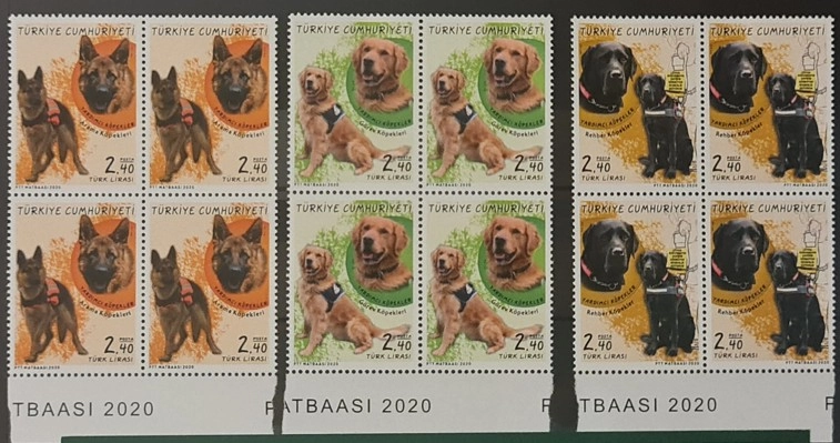 2020 YARDIMCI KÖPEKLER 4’LÜ MNH