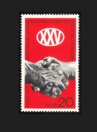 ALMANYA DDR 1971 SED’in 25. Yıldönümü