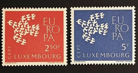 1961 LÜKSEMBURG EUROPA CEPT