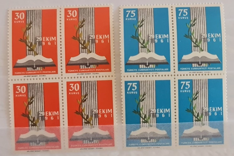 TÜRKİYE 1961 TBMM NİN AÇILIŞI 4’LÜ BLOK MNH