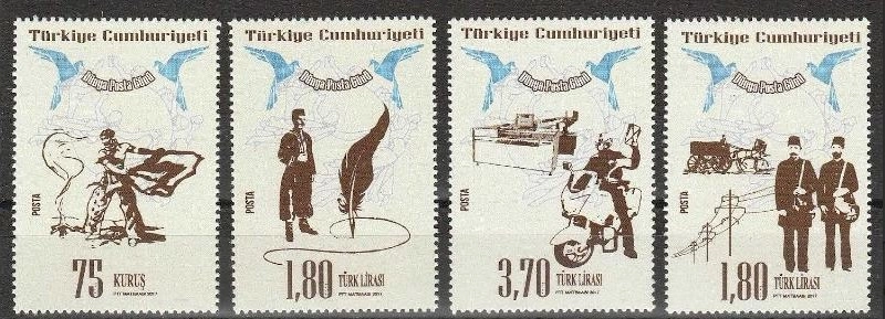 2017 DÜNYA POSTA GÜNÜ MNH