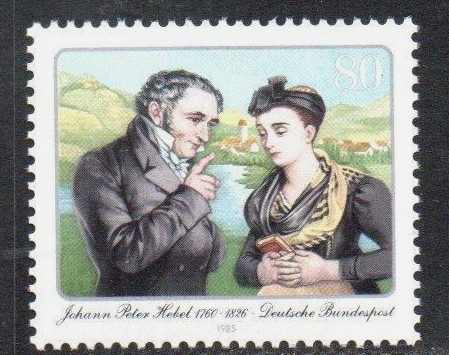 ALMANYA 1985 Şair Johann Peter Hebel’in Doğumunun 225. Yıldönümü