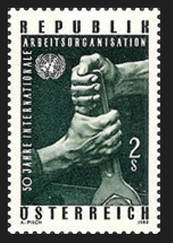AVUSTURYA 1969 Uluslararası Çalışma Örgütü’nün 50. Yıldönümü