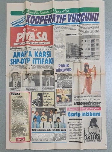 ANTALYA PİYASA HAFTALIK GAZETE, 1988