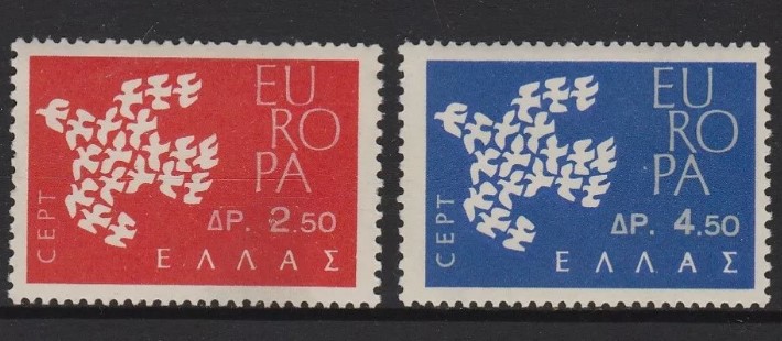 1961 YUNANİSTAN EUROPA CEPT