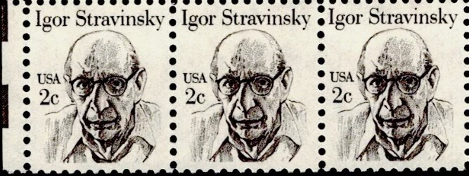 AMERİKA 1982 Igor Stravinsky