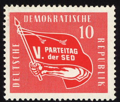 ALMANYA DDR 1958 SOSYALİST PARTİ KONGRESİ 