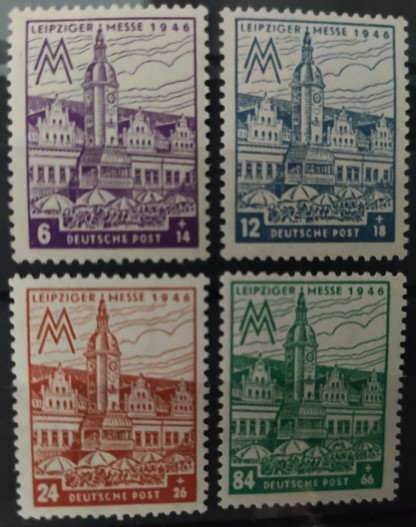 ALMANYA 1946 SOVYET BÖLGESİ LEİPZİG FUARI