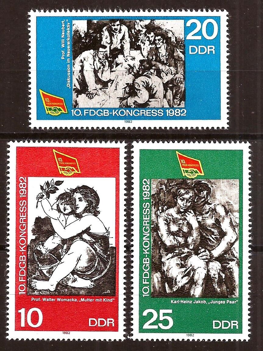 ALMANYA DDR 1982 SENDİKA KONFERANSI 