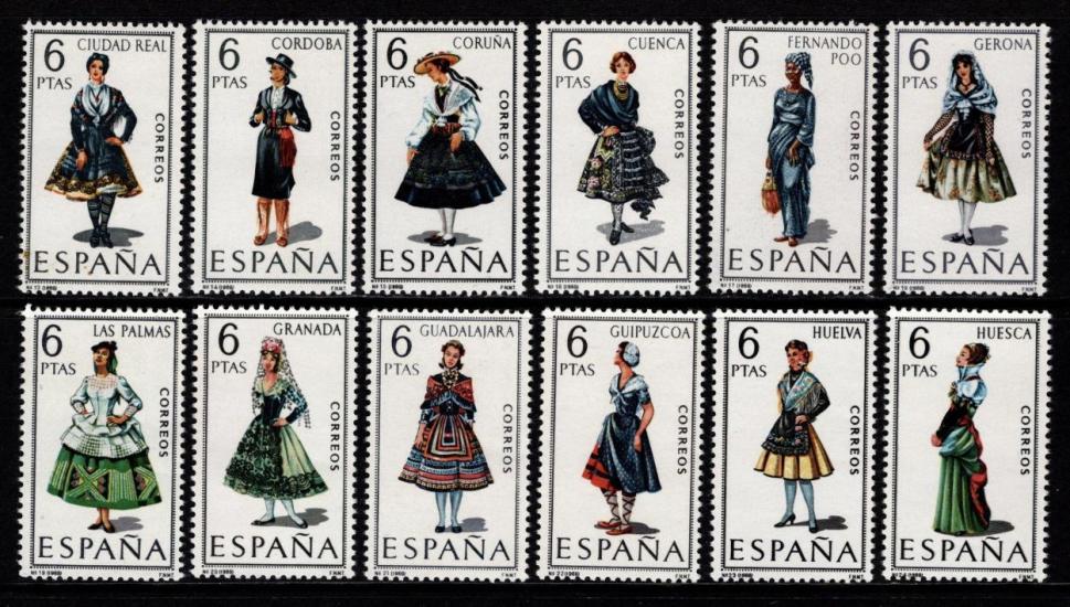 İSPANYA 1968 HALK KOSTÜMLERİ