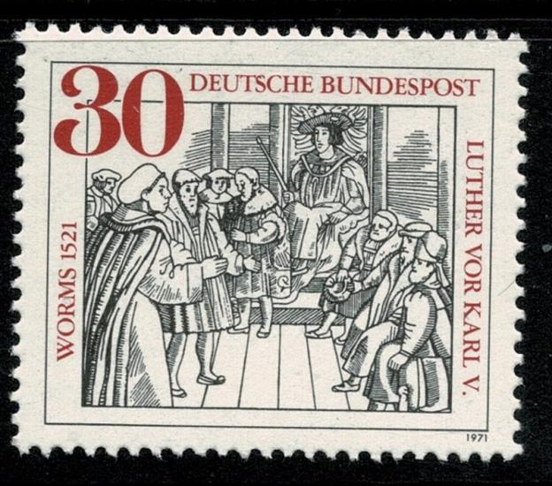 ALMANYA 1971 LUTHER VOR KARL