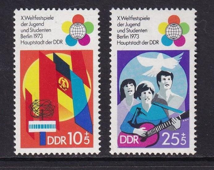 ALMANYA DDR 1973 GENÇLİK FESTİVALİ BERLİN