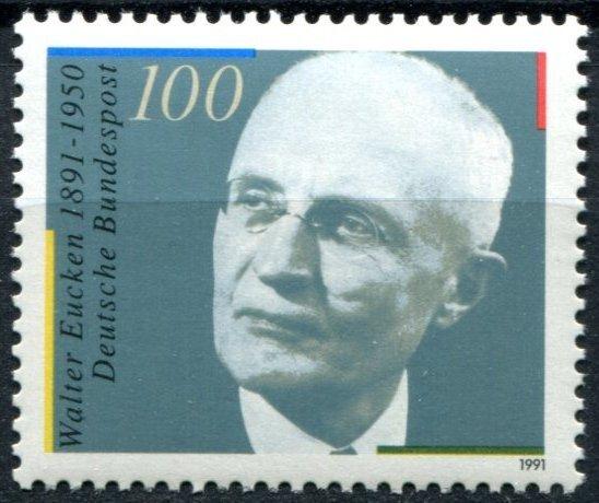 ALMANYA 1991 Politikacı Walter Eucken’in Doğumunun 100. Yıldönümü