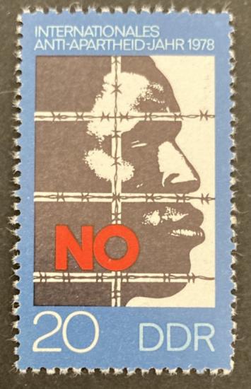 ALMANYA DDR 1978 ANTI-APARTHEID YILI