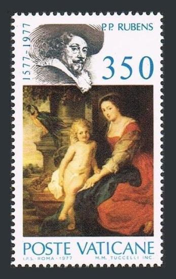 VATİKAN 1977 Ressam Rubens’in Doğumunun 400. Yıldönümü